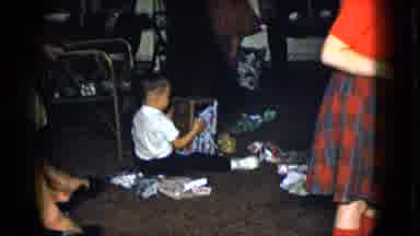 Las Vegas USA (1958): Family With Adults And At Least Three Children Two Boys And
