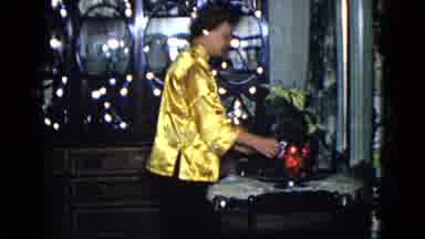 Las Vegas USA (1958): Woman Prepares For Reception At Her Residence With Great