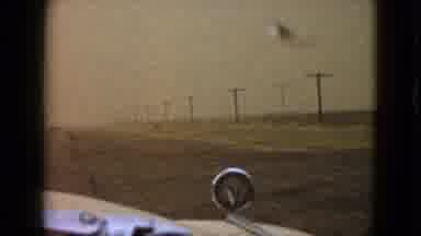 Las Vegas USA (1958): The Car Is Coming Very Fastly In The Area