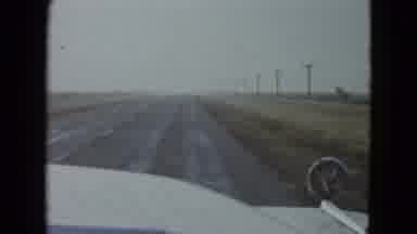 Las Vegas USA (1958): Some One Person Are Driving The Car In The Roadside Very