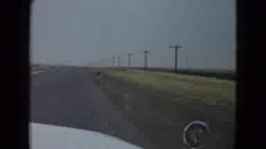 Las Vegas USA (1958): The Car Is Going In The Roadside