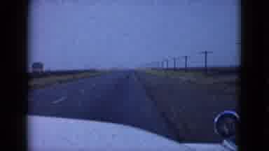 Las Vegas USA (1958): The Car Is Standing In The Park Nearby Mountain Is Also See
