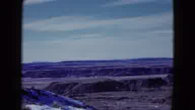 Las Vegas USA (1958): Painted Hills National Park With A Pan Of The Desert Like