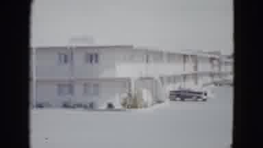 Las Vegas USA (1958): View Of External Hotel Area On A Beautiful Sunny Day With A