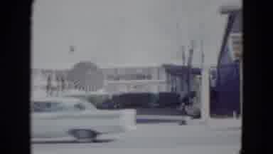 Las Vegas USA (1958): It Is The Roadside The Car Is Also Going On There