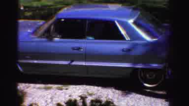 Ontario Canada (1958): The Little Boy Is In The Car Outside And The Car Is