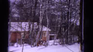 Ontario Canada (1958): Brown And Tan Snow Covered Buildings On A Clear Winter Day