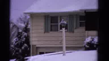 Ontario Canada (1958): House Covered In Snow Snow On Top Of Bushes On Top Of