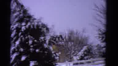 Ontario Canada (1958): A Cold Snowy Day Out In The Middle Of Nowhere