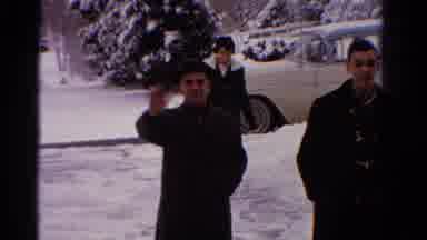 Ontario Canada (1958): A Persons Are There In The Snow Place It Look Like Very