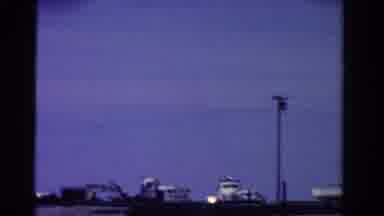 Ontario Canada (1958): Electric Poles With Wires In City On Buildings Blue Sky