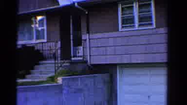 Ontario Canada (1958): Two House One Gray One Brown With A Tree Outside In The Day