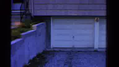Ontario Canada (1958): A View Of A House Is Garage And Backyard
