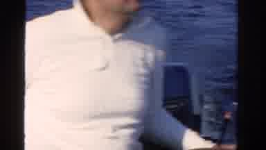 Ontario Canada (1958): Man On Boat