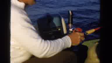Ontario Canada (1958): The Person Is Doing Fishing In The Boat