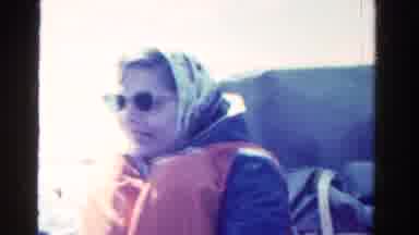 Ontario Canada (1958): Woman Fishing In Boat On Pleasant Sunny Day Very Prone To