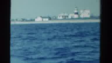 Ontario Canada (1958): A Man In A Boat Preparing To Fish In The Sea