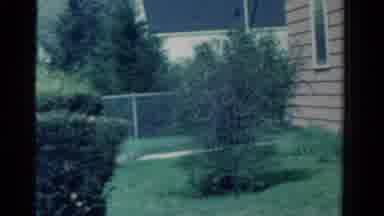 Ontario Canada (1958): Outside Of A House Looking From The Yard That Has Lawn And