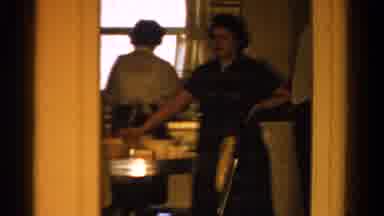 Ontario Canada (1958): Family Dinner Preparing Meals Handling Bottles Of