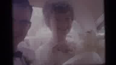 Camden New Jersey USA (1959): The Two Persons Are Doing Talking In The Car