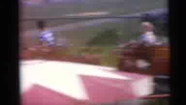 Camden New Jersey USA (1959): Kids Riding In Red Fire Truck Amusement Park Ride On