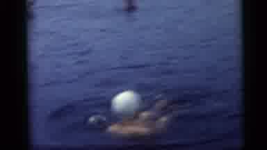 Camden New Jersey USA (1959): People Like To Go Swimming Because It Can Be A Ton