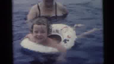 Camden New Jersey USA (1959): Vintage Footage Of Children And Adult Swimming In