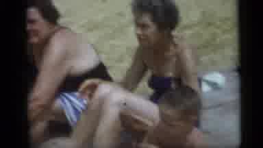 Camden New Jersey USA (1959): Good Old Days When A Family Used To Play Outside And