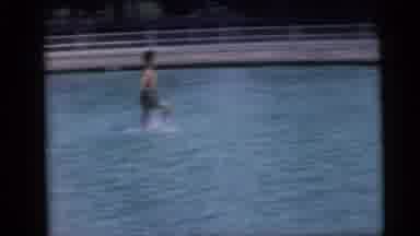 Camden New Jersey USA (1959): The Little Childs Are PLaying Happily In The Water