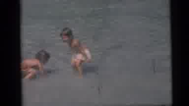 Camden New Jersey USA (1959): Toddlers Playing In A Public Pool