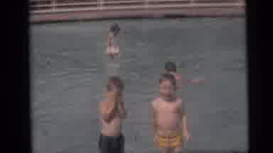 Camden New Jersey USA (1959): Old Footage Of Children Playing In The Water Looking