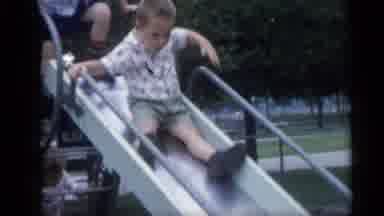 Camden New Jersey USA (1959): Enjoy The Park With Those Guys Playing Skateboard