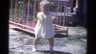 Catskill New York USA (1959): The Boy Was Playing And Climb On The Stairs