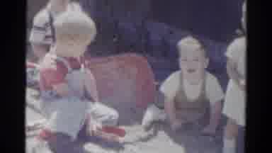 Catskill New York USA (1959): Children Play On The Beach On A Nice Sunny Day And