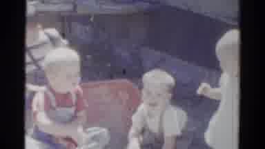 Catskill New York USA (1959): Home Video Of Kids In The Sand Transitioning To