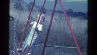 Catskill New York USA (1959): A Little Boy Playing In The Swinger Enjoy Themselves