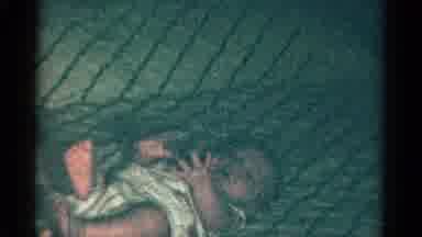 Catskill New York USA (1959): A Little Child Is Enjoying Themselves Very Happily