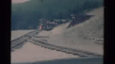Catskill New York USA (1959): The Train Is Coming In The Place Very Slowly