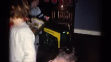 Catskill New York USA (1959): The Persons Are Playing In The House It's Going On