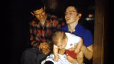 Catskill New York USA (1959): Kids Playing Around With The Family Until We All