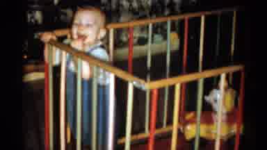 Catskill New York USA (1959): Baby On The Bed