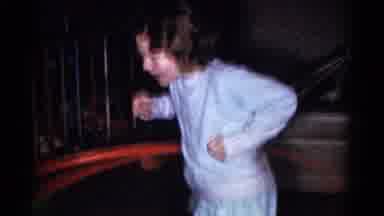 Catskill New York USA (1959): Kid Is Playing With Ring