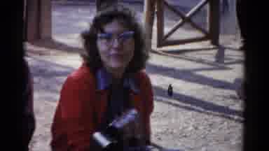 Catskill New York USA (1959): The Woman Having Fun With Her Child At The Park