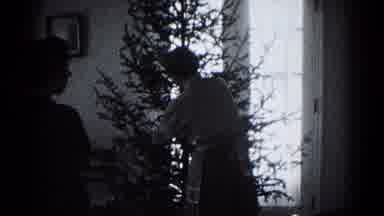 Hagerstown Maryland USA (1959): A Person Make The Christmas Trees They Are