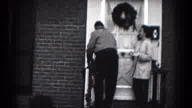 Hagerstown Maryland USA (1959): Merry Christmas Bon Voyage