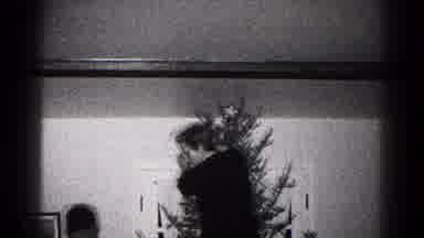 Hagerstown Maryland USA (1959): My Mom And Dad And I Putting Decorations On The