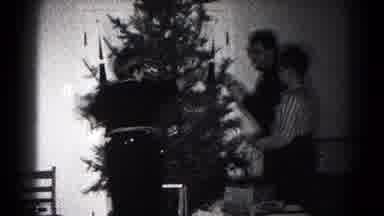 Hagerstown Maryland USA (1959): The 2 persons Are Doing To Decorate The House Very