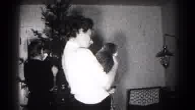 Hagerstown Maryland USA (1959): Home Made Video Has A Woman Holding A Cat In The