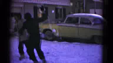 Hagerstown Maryland USA (1959): The Tree Persons Are Playing In The Hill Station