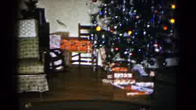 Hagerstown Maryland USA (1959): A Christmas Tree Decorated With Presents And Two